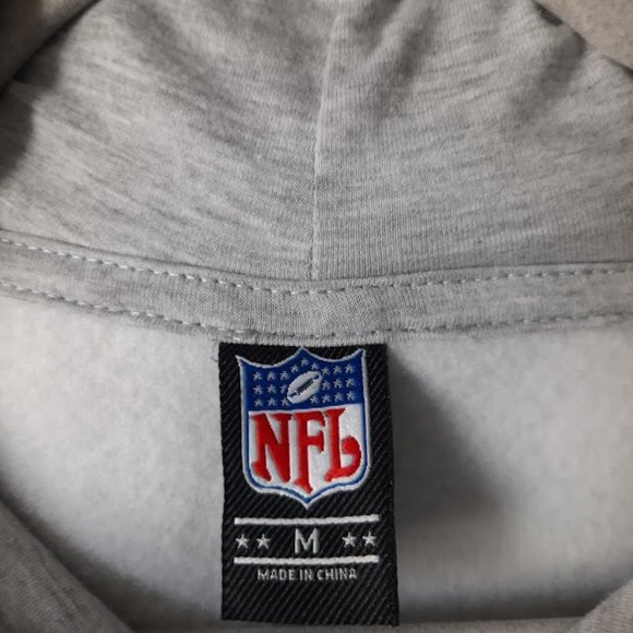 NFL Team Apparel, Medium grey hooded sweatshirt - Picture 16 of 16